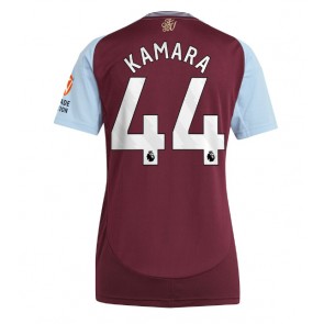 Aston Villa Boubacar Kamara #44 Dámské Domácí Dres 2024-25 Krátký Rukáv